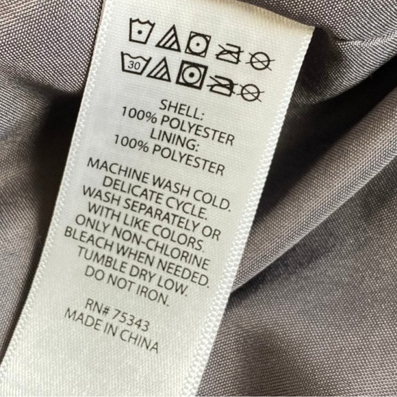 RACHEL ZOE Chic Gray Faux Fur Coat Size Medium -- GORGEOUS!!!! - Picture 6 of 7